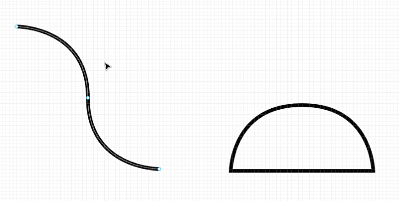 Как вырезать полукруг. Кривая линия фигма. Безье figma. Как сделать полукруг в фигме. Нарисовать полукруг в фигма.